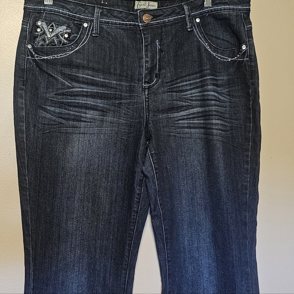 Earl Jeans Women's Boot Cut in Dark Blue